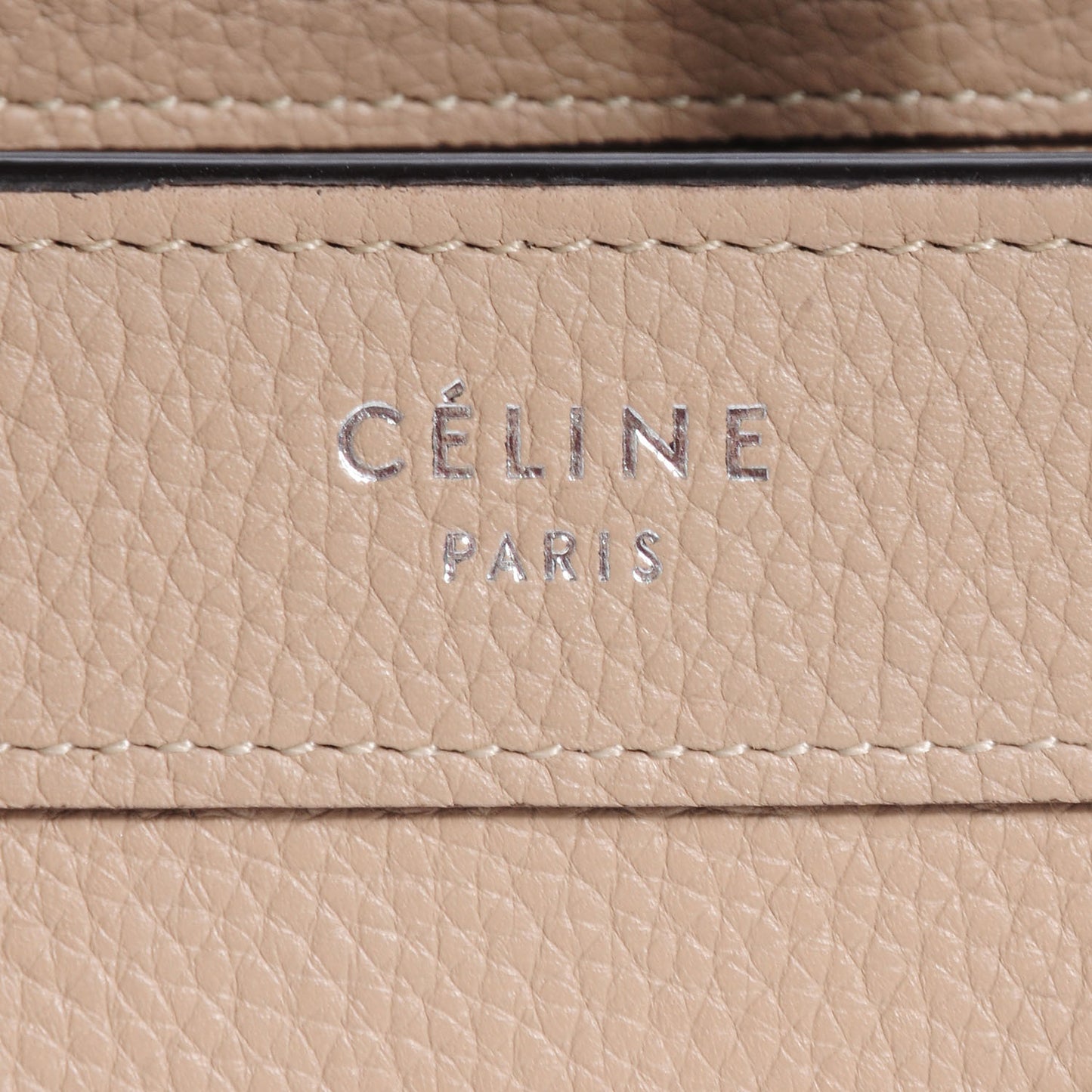 Drummed Leather Nano Luggage Dune