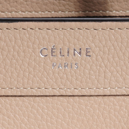 Celine Drummed Leather Nano Luggage Dune 6 of 8