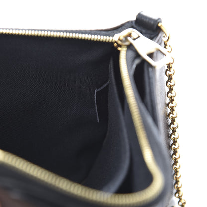 Louis Vuitton Monogram Pallas Clutch Black 7 of 12
