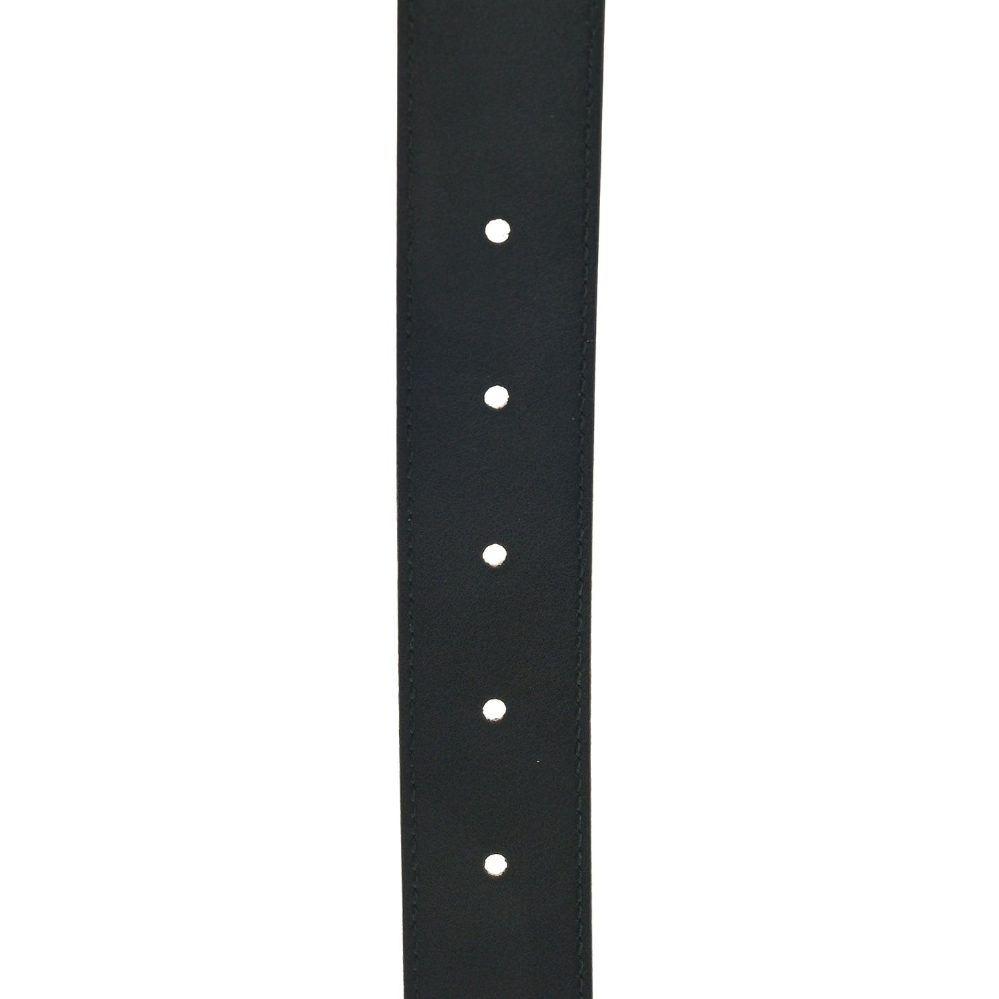 Moon Calfskin Double G 30mm Belt 95 38 Black
