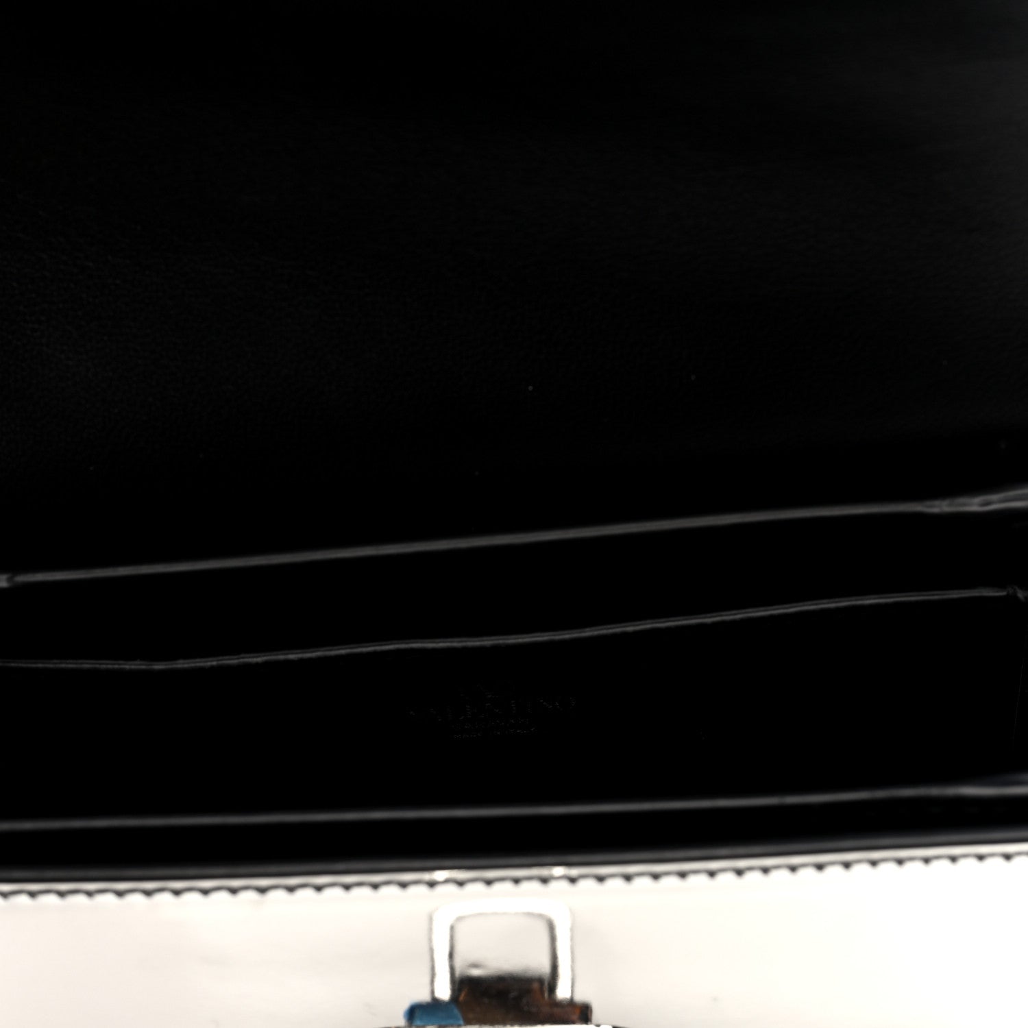 Valentino Garavani Mirror Calfskin Small Rockstud23 Shoulder Bag Silver 6 of 9