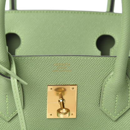 Hermes Epsom Birkin 30 Vert Criquet 6 of 11
