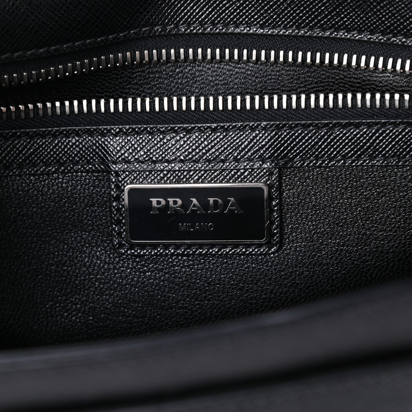 Saffiano Travel Wristlet Black