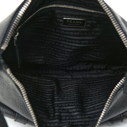 Prada Vitello Daino Pocket Hobo Black 6 of 15