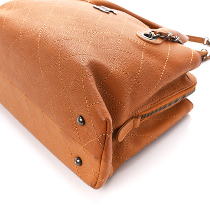 Chanel Grained Vegetal Calfskin Small Urban Shopping Tote Camel 12 of 12