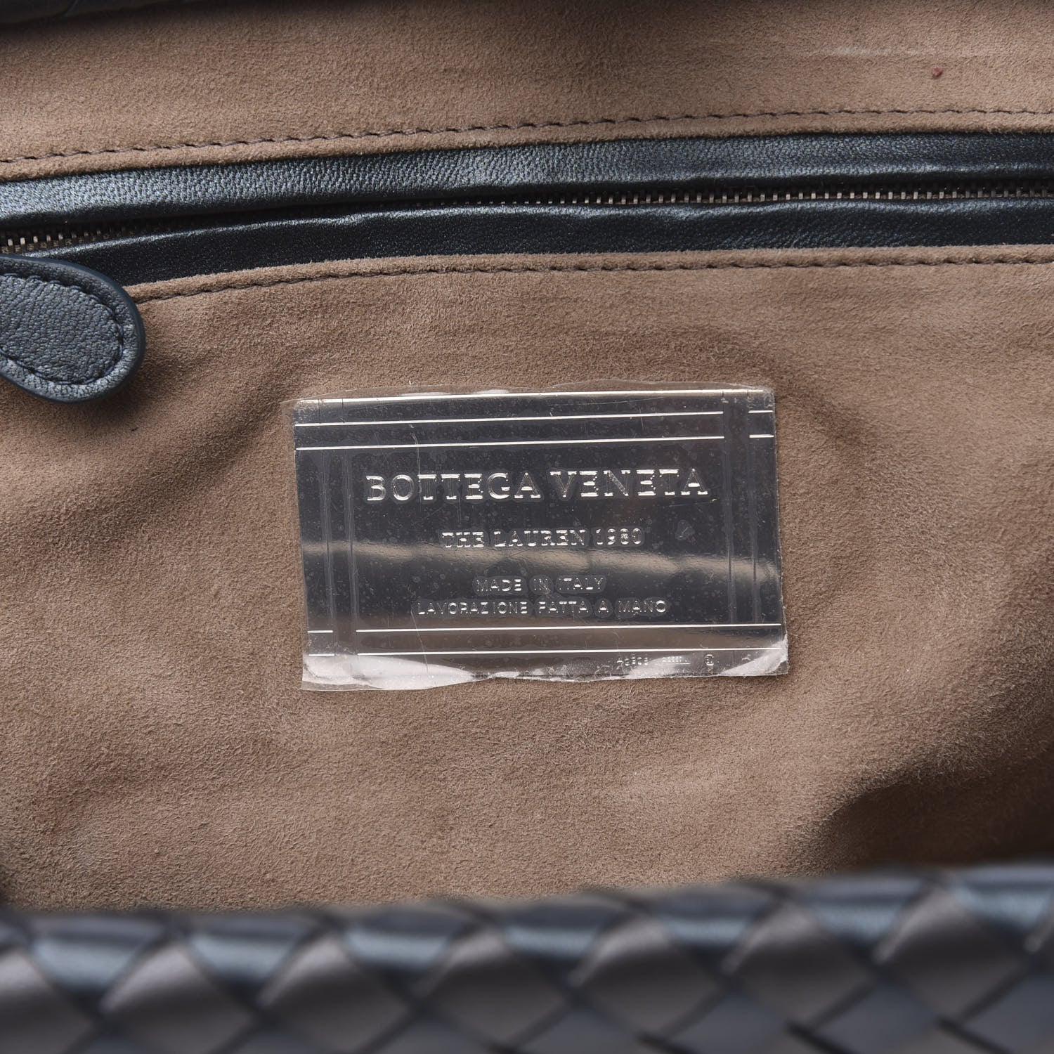 Bottega Veneta Metallic Nappa Intrecciato The Lauren 1980 Clutch Quetsche Antique Silver 6 of 10