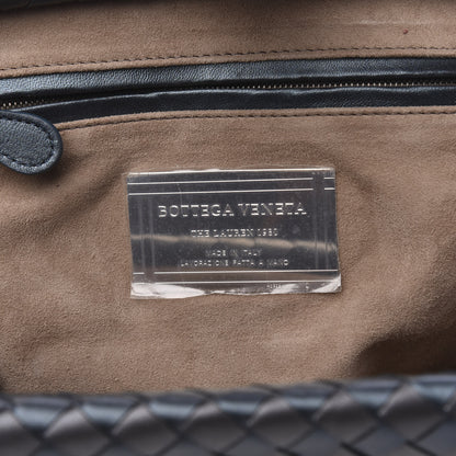 Bottega Veneta Metallic Nappa Intrecciato The Lauren 1980 Clutch Quetsche Antique Silver 6 of 10