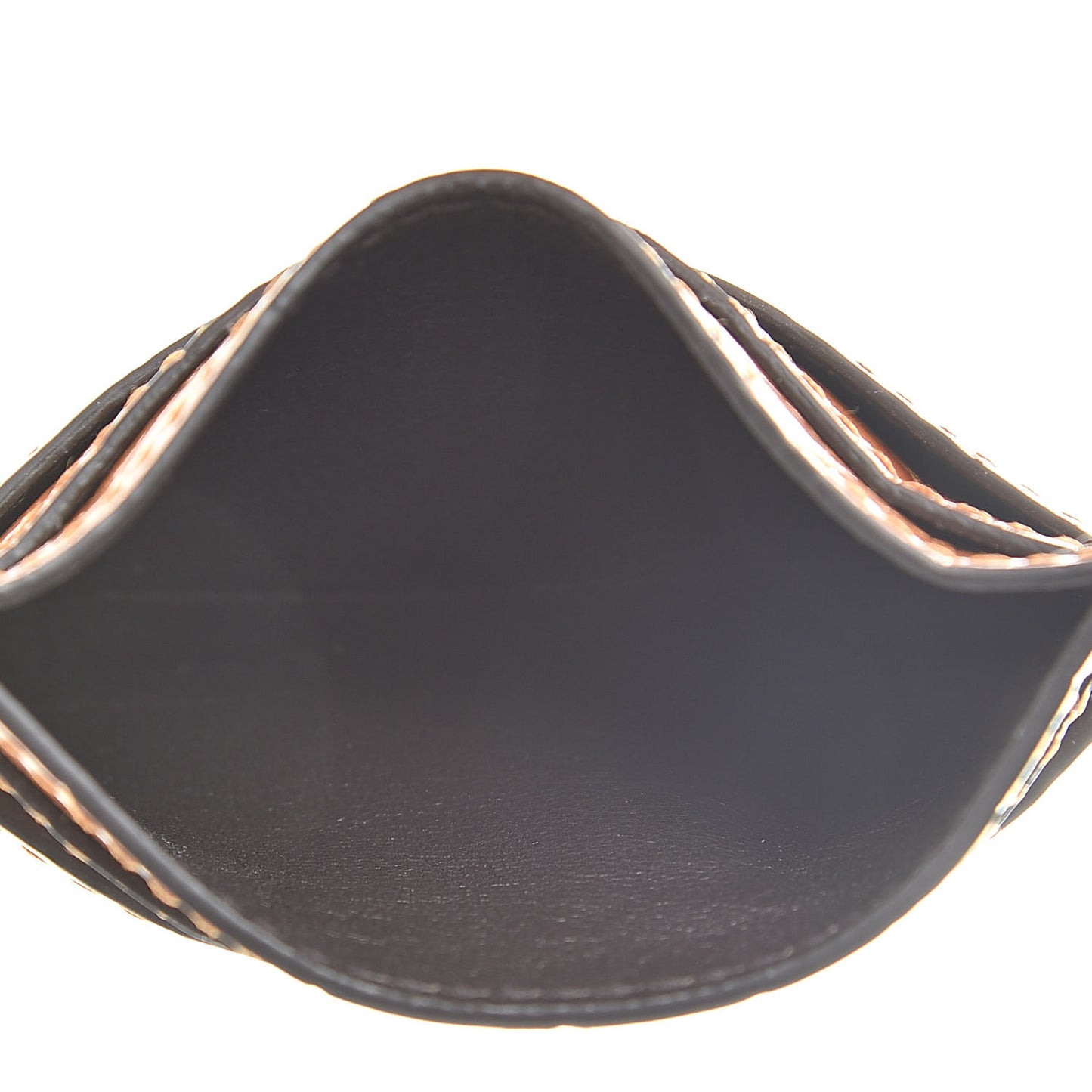 Crocodile GG Ophidia Card Holder Cognac