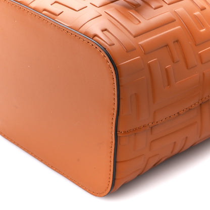 Fendi Vitello Liberty F is Fendi FF 1974 Embossed Mini Mon Tresor Bucket Bag Brandy 11 of 11