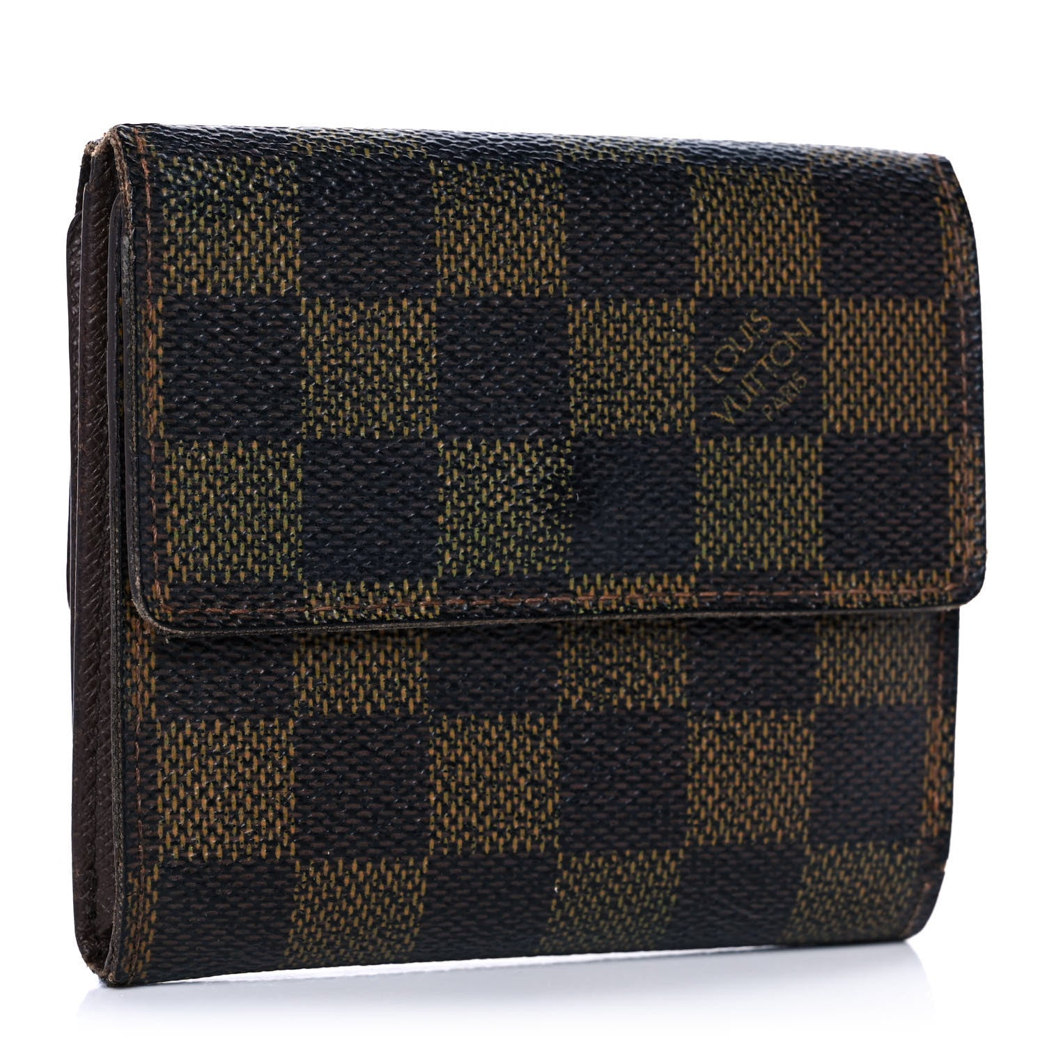 Louis Vuitton Damier Ebene Elise Wallet 3 of 12