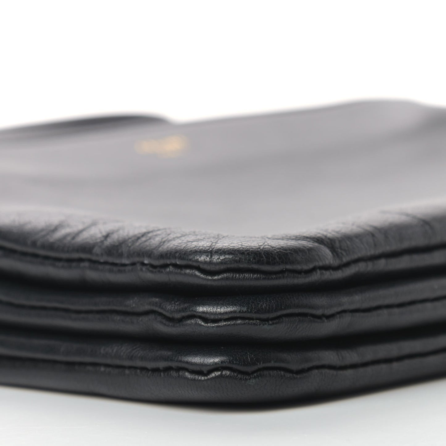 Lambskin Small Trio Crossbody Bag Black