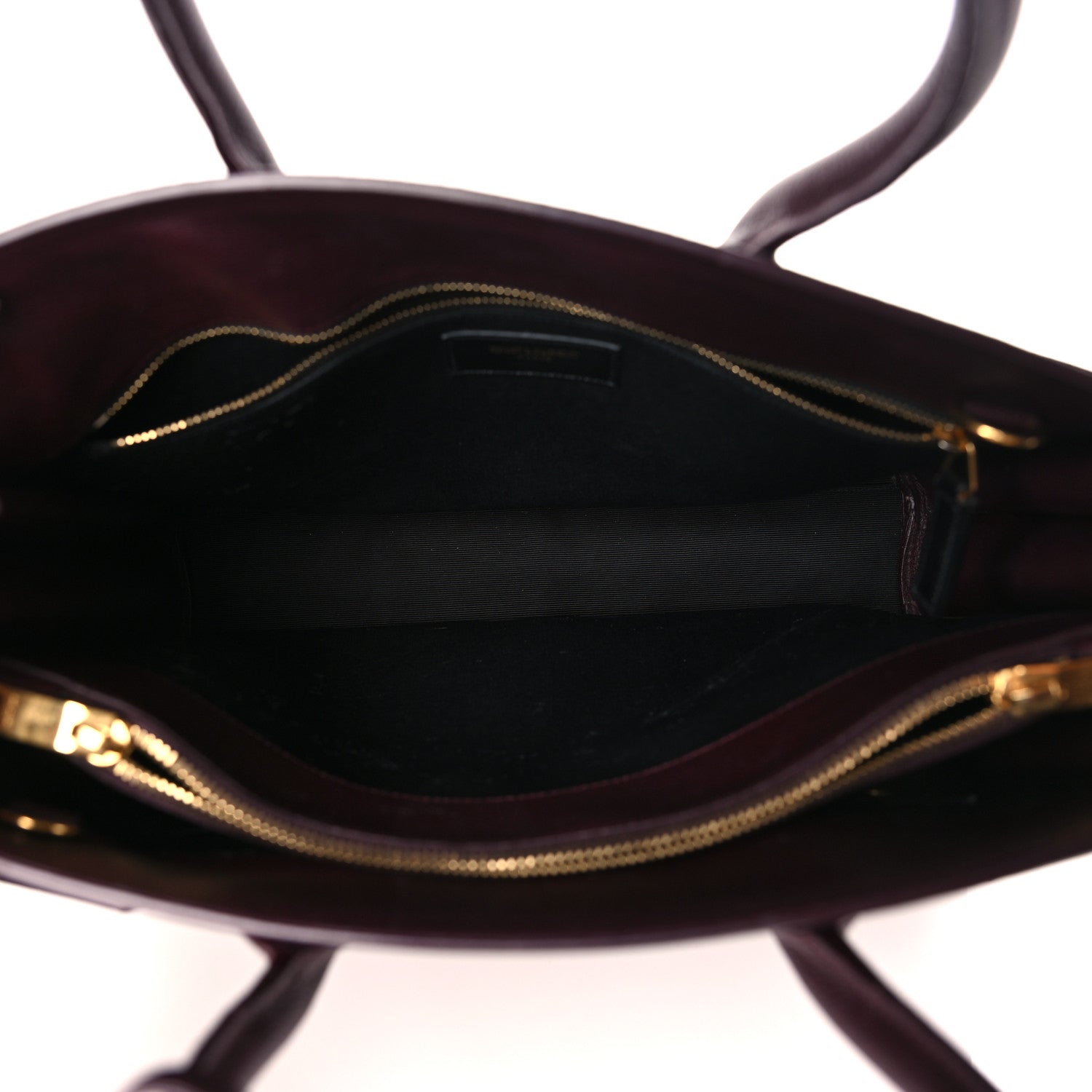 Saint Laurent Grained Calfskin Small Classic Sac De Jour Bordeaux 5 of 11