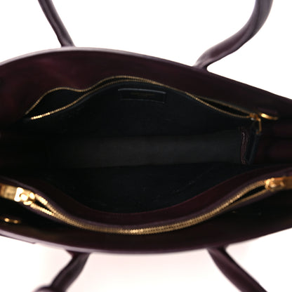 Saint Laurent Grained Calfskin Small Classic Sac De Jour Bordeaux 5 of 11