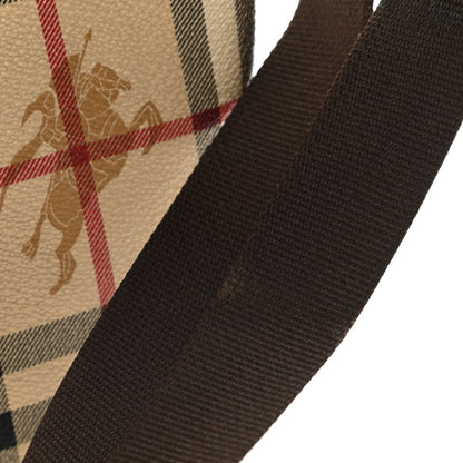 Burberry Haymarket Check Crossbody Messenger Bag Brown 16 of 16