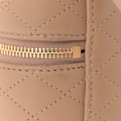 Saint Laurent Lambskin Quilted Mini Gaby Vanity Case Dark Toffee 11 of 14