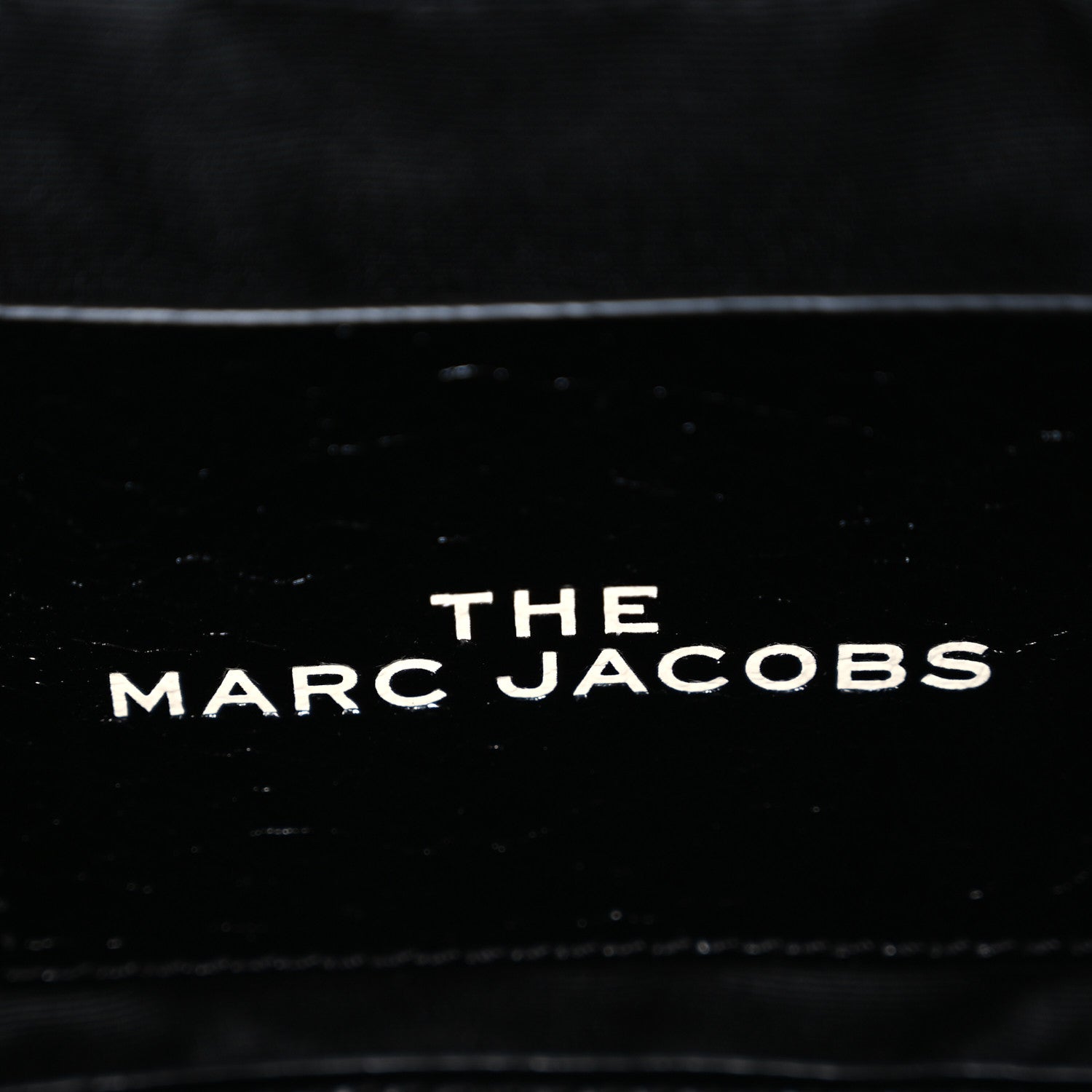 Marc Jacobs Shiny Calfskin Faux Shearling Mini The Traveler Tote Bag Black 6 of 10