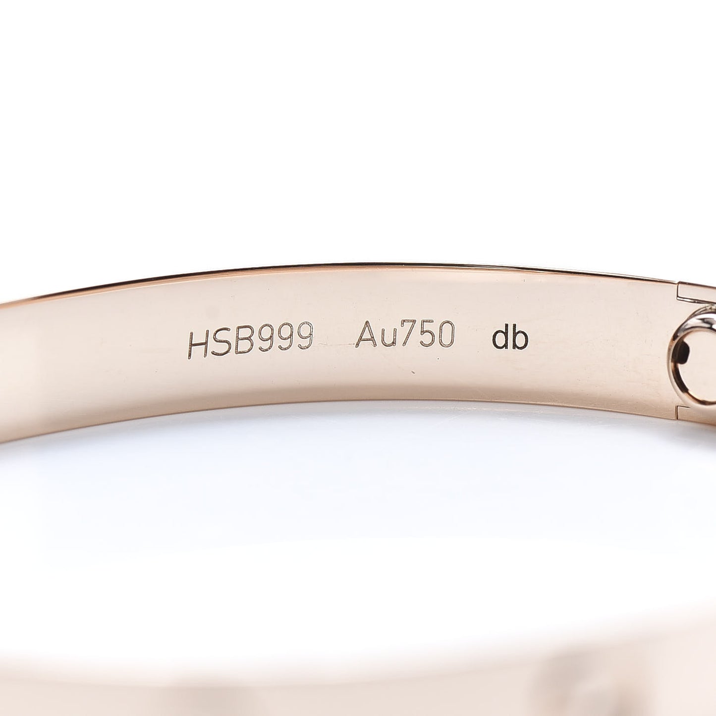 18K Pink Gold LOVE Bracelet 17