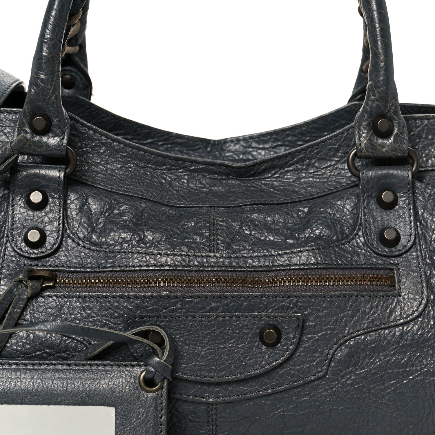 Balenciaga Agneau Classic Hardware Part Time Gris Tarmac 9 of 11