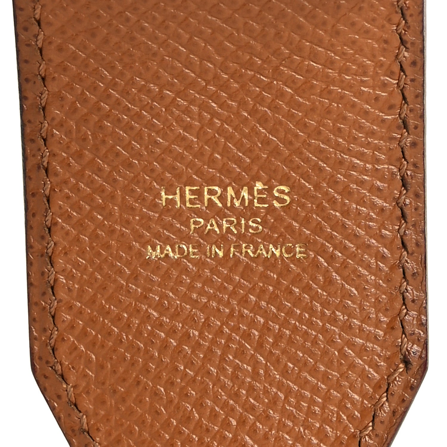 Hermes Epsom 30mm Hexagone Tressage Shoulder Strap Gold Bleu Indigo 4 of 5