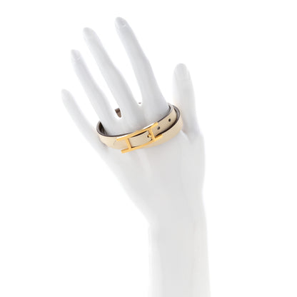 Hermes Swift Behapi Double Tour Reversible Bracelet T3 Etoupe Nata 2 of 6