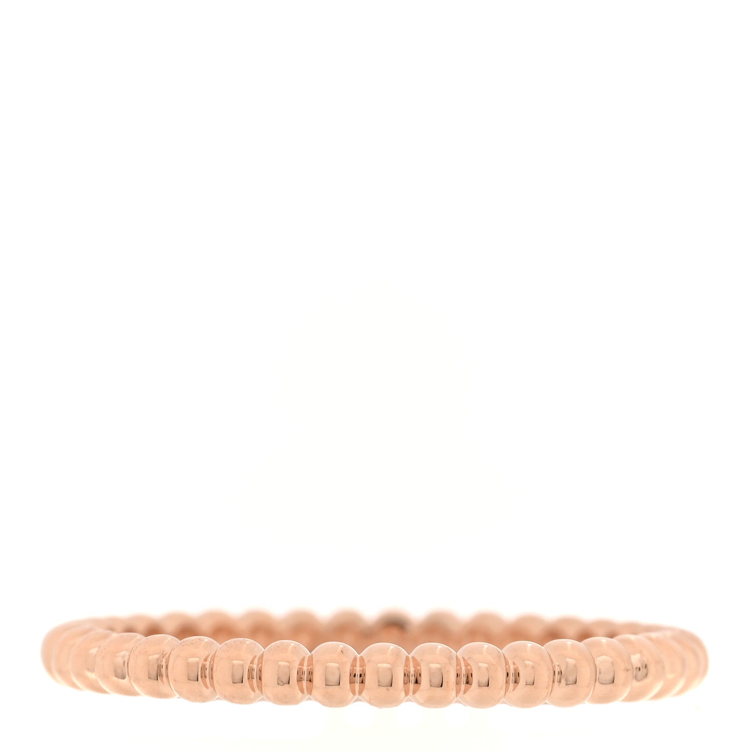 Van Cleef & Arpels 18K Rose Gold Small Perlee Ring 55 7.25 3 of 5