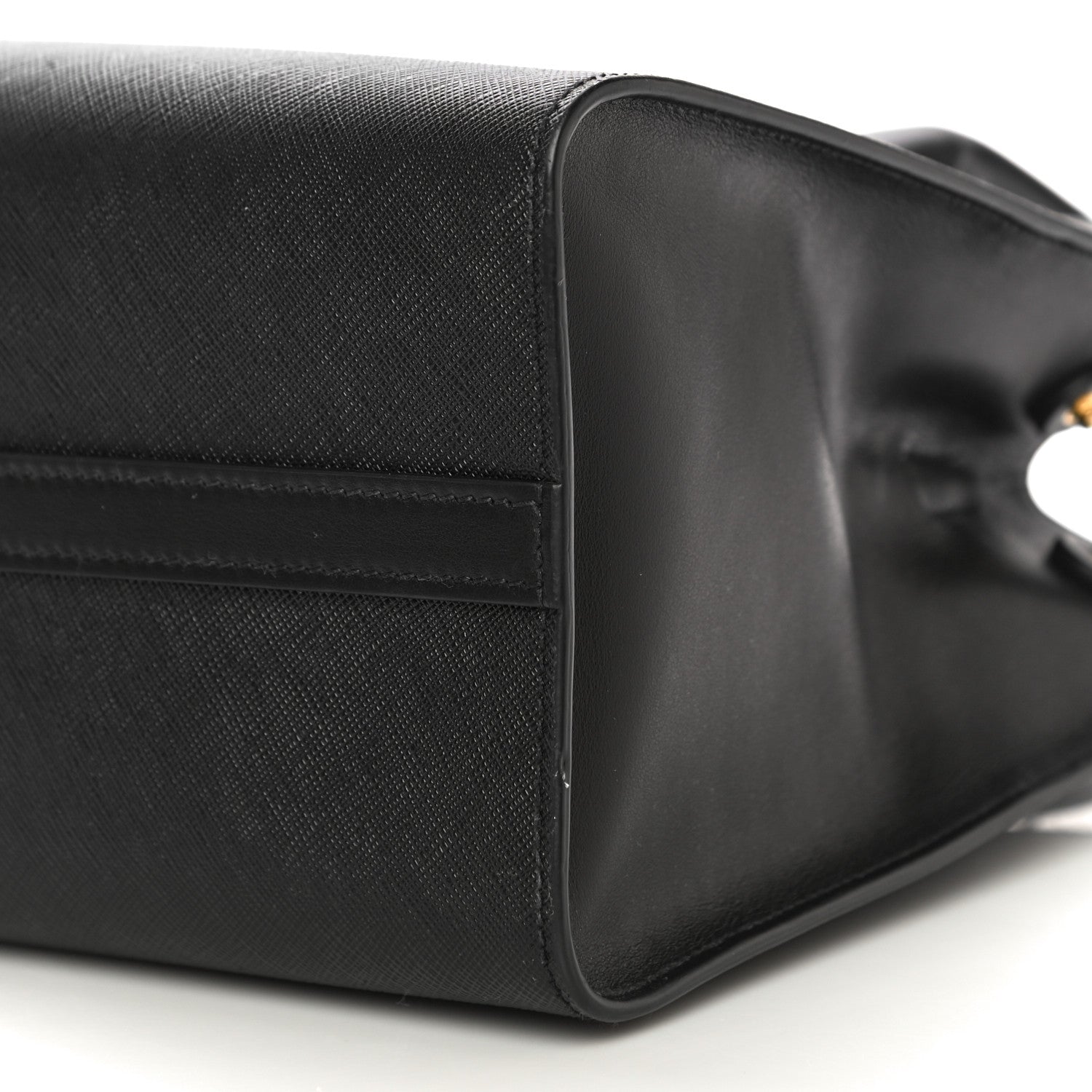 Prada Saffiano City Calfskin Small Paradigme Bag Black 9 of 9
