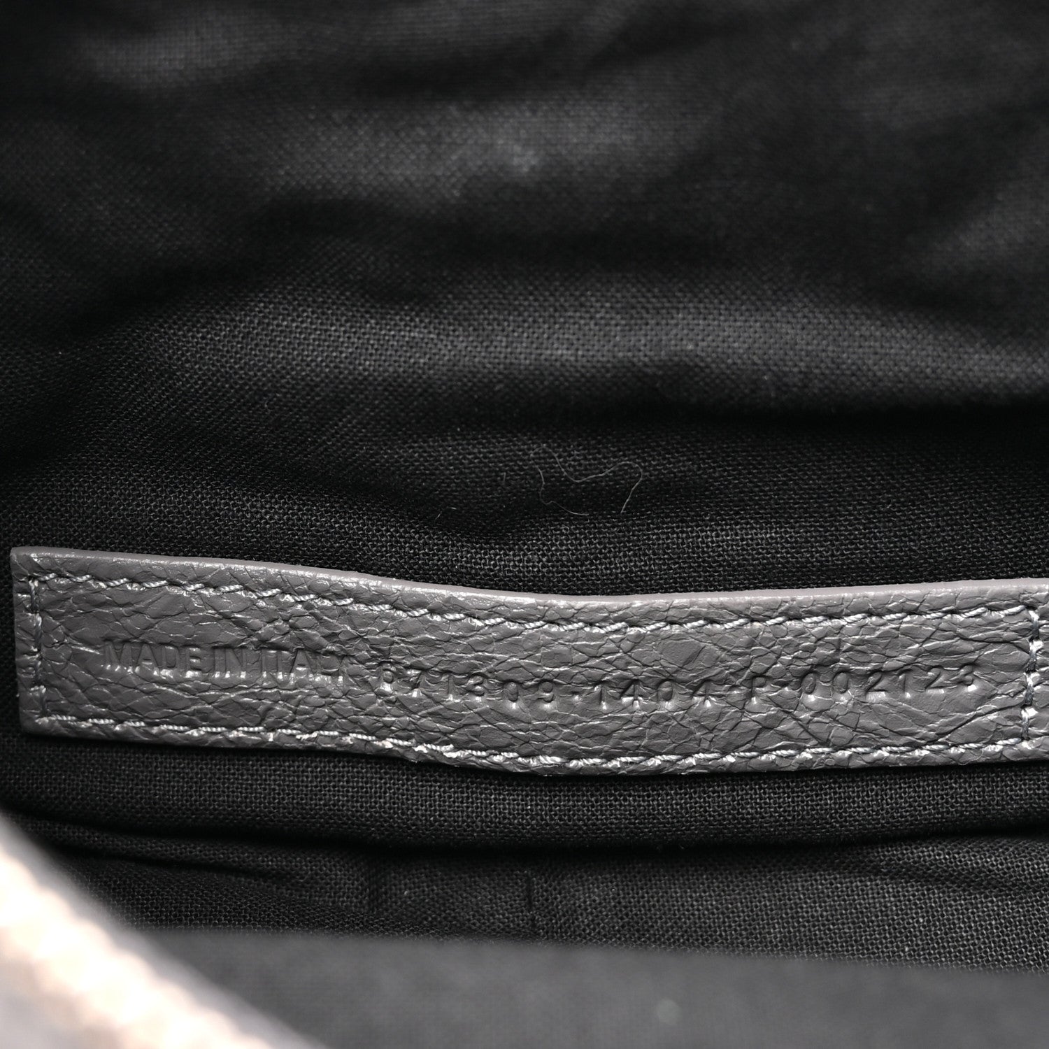 Balenciaga Agneau Arena Le Cagole Shoulder Bag XS Dark Grey 8 of 13