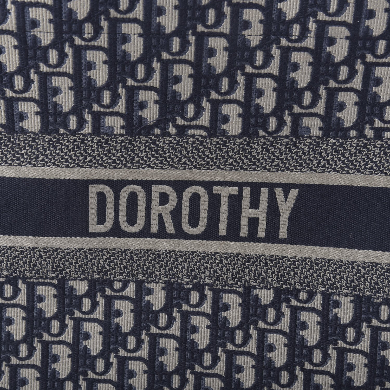 Christian Dior Oblique Medium Book Tote Blue Multicolor 10 of 10