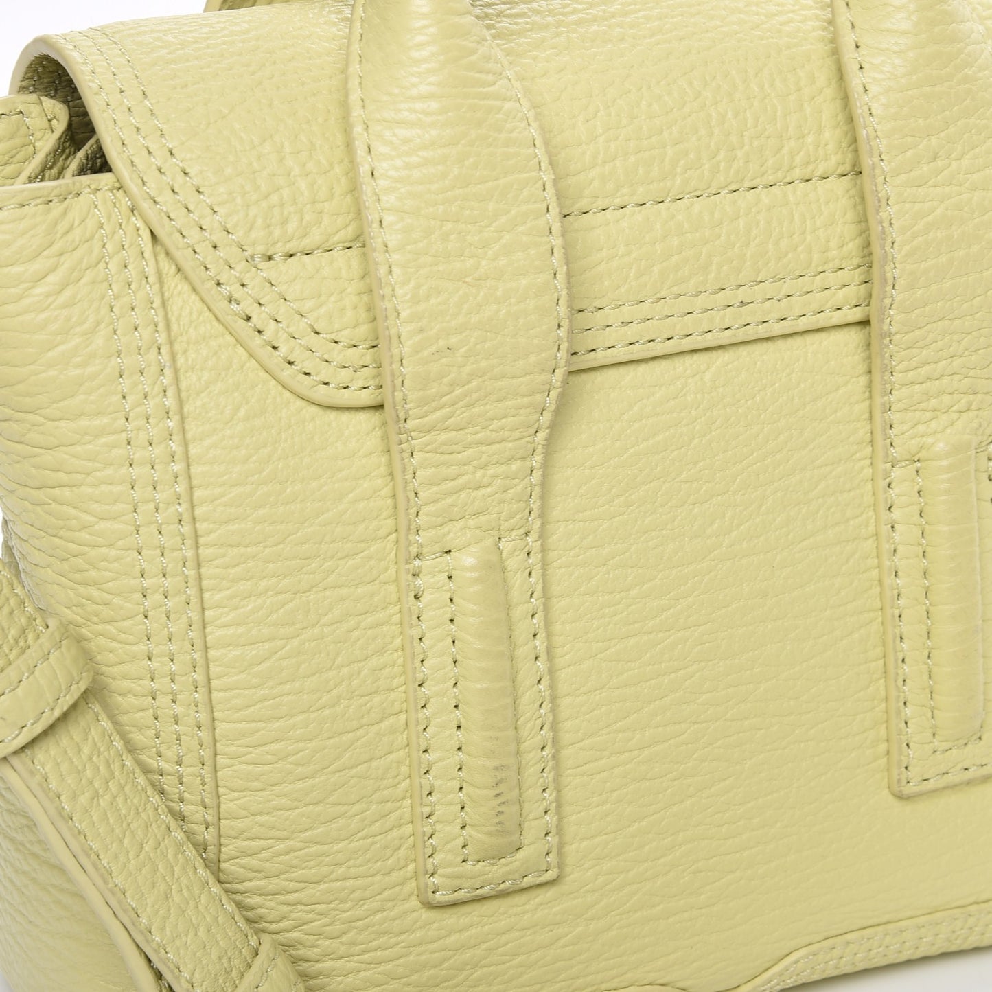 3.1 Textured Calfskin Mini Pashli Satchel Citron