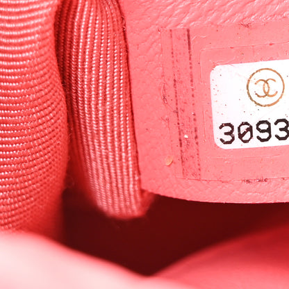 Chanel Lambskin Bucket Chain Drawstring Bag Pink 7 of 9