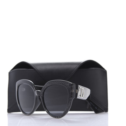 Christian Dior Acetate Cannage DDiorF Cat Eye Sunglasses Black 11 of 11