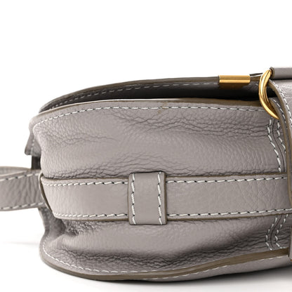 Chloe Calfskin Mini Marcie Round Crossbody Bag Cashmere Grey 7 of 8