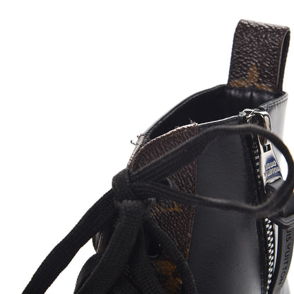 Louis Vuitton Calfskin Monogram Checkpoint Sneaker Boot 38 Black 11 of 11