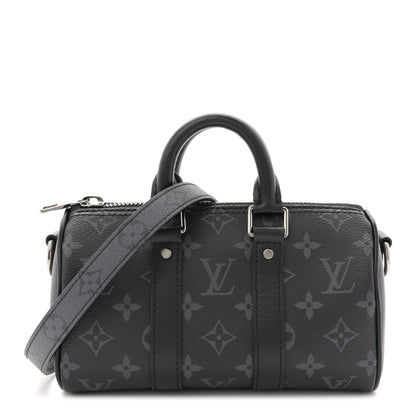 Louis Vuitton Reverse Monogram Eclipse Keepall XS Black 1 of 10