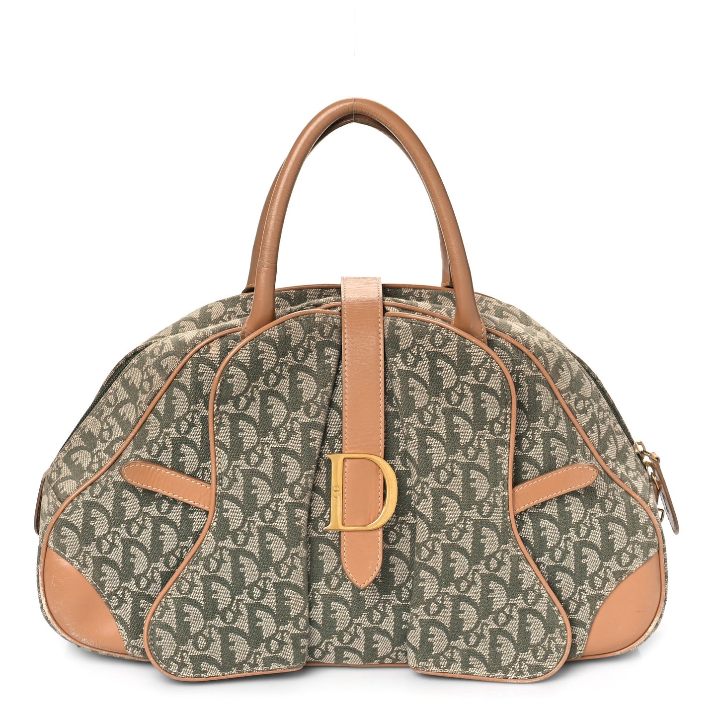 Monogram Saddle Bowler Green
