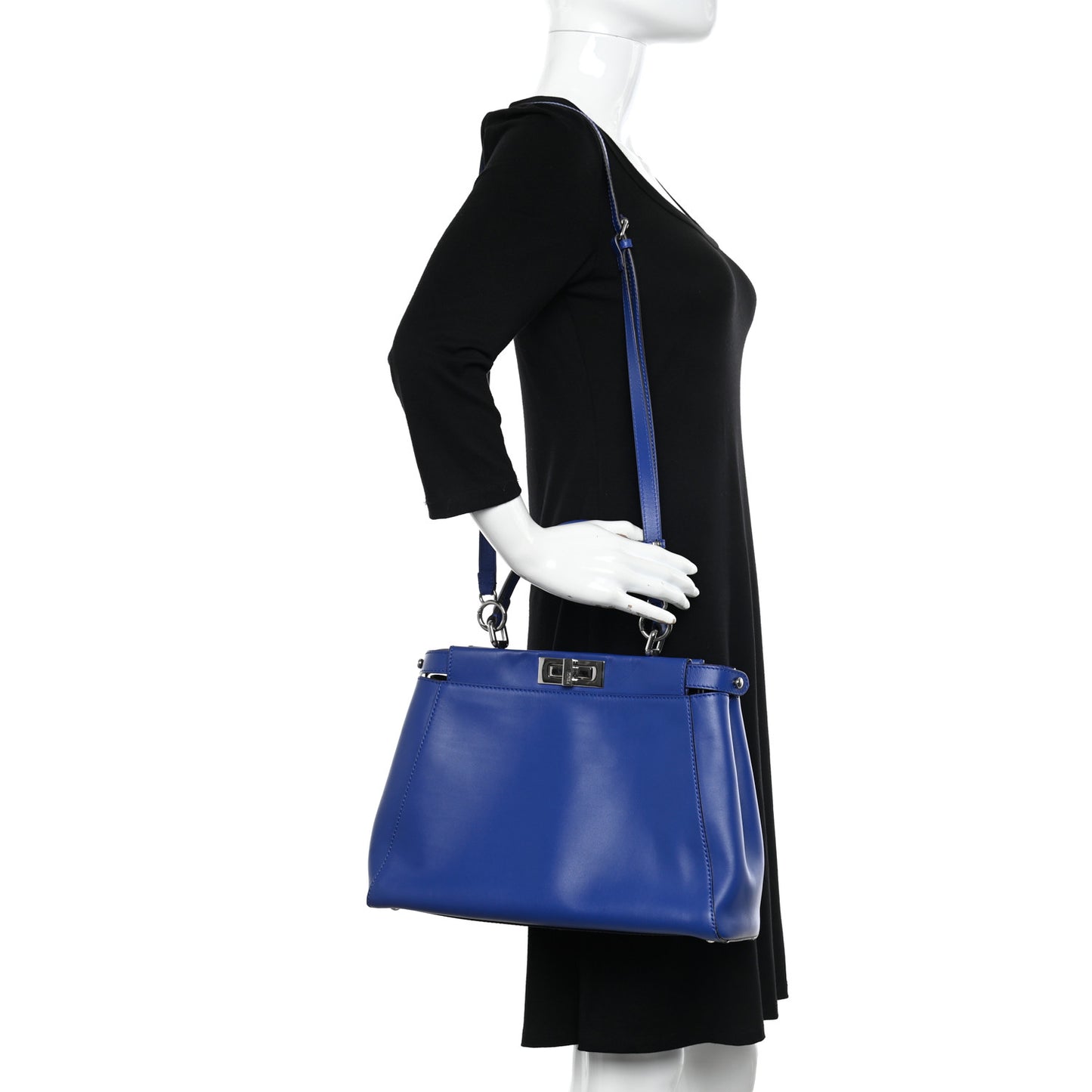 Vitello Morgan Snakeskin Crocodile Monster Eyes Medium Peekaboo Iconic Satchel Blue Neon Sunflower