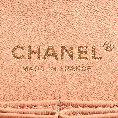 Chanel Lambskin Quilted Medium Double Flap Beige 7 of 10