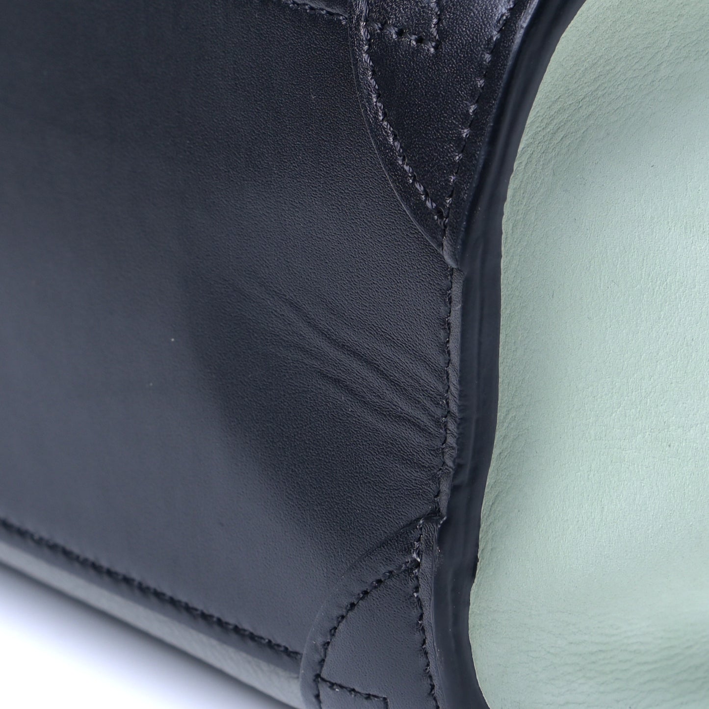 Drummed Calfskin Nano Tri-Color Luggage