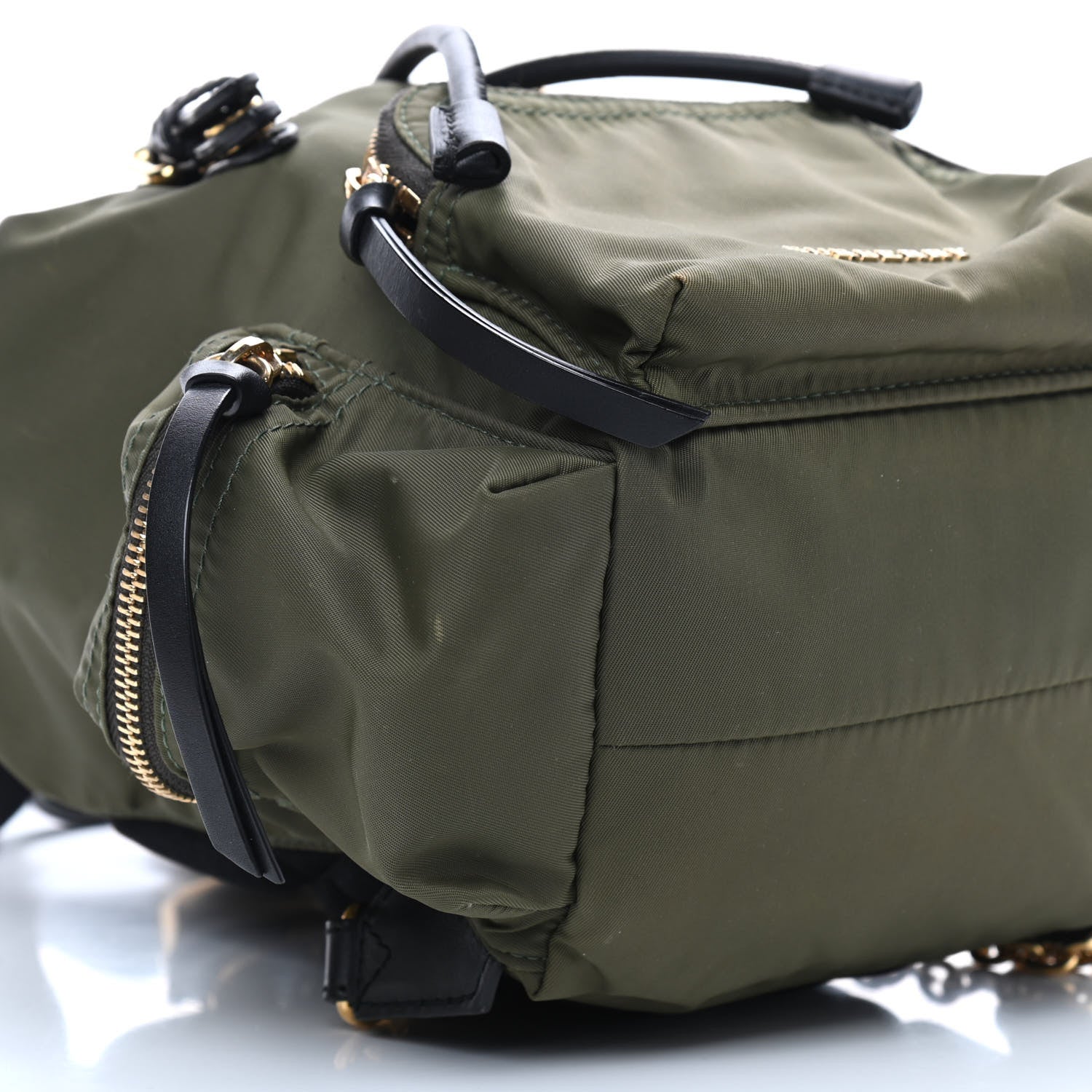 Burberry Nylon Small Crossbody Rucksack Backpack Canvas Green 6 of 7