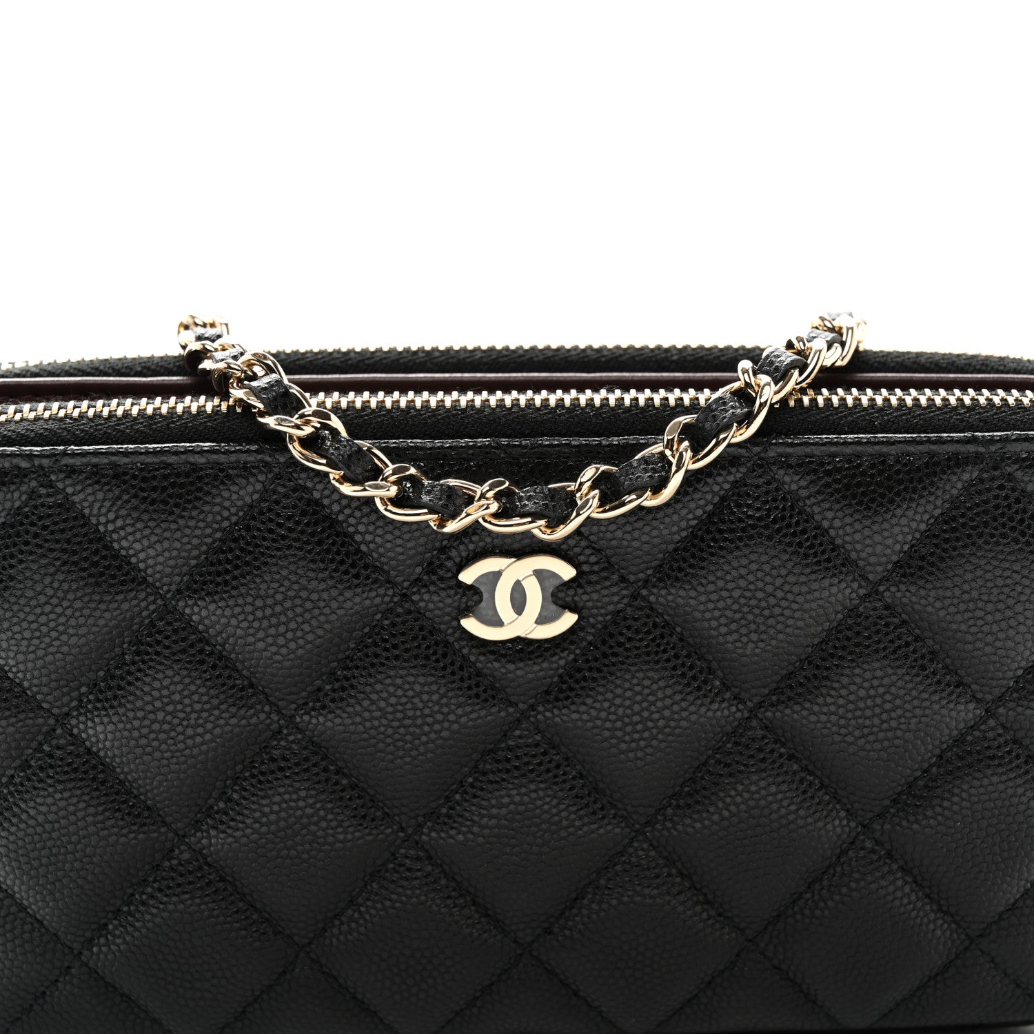 Chanel Caviar Quilted Small Clutch With Chain Black 9 of 12