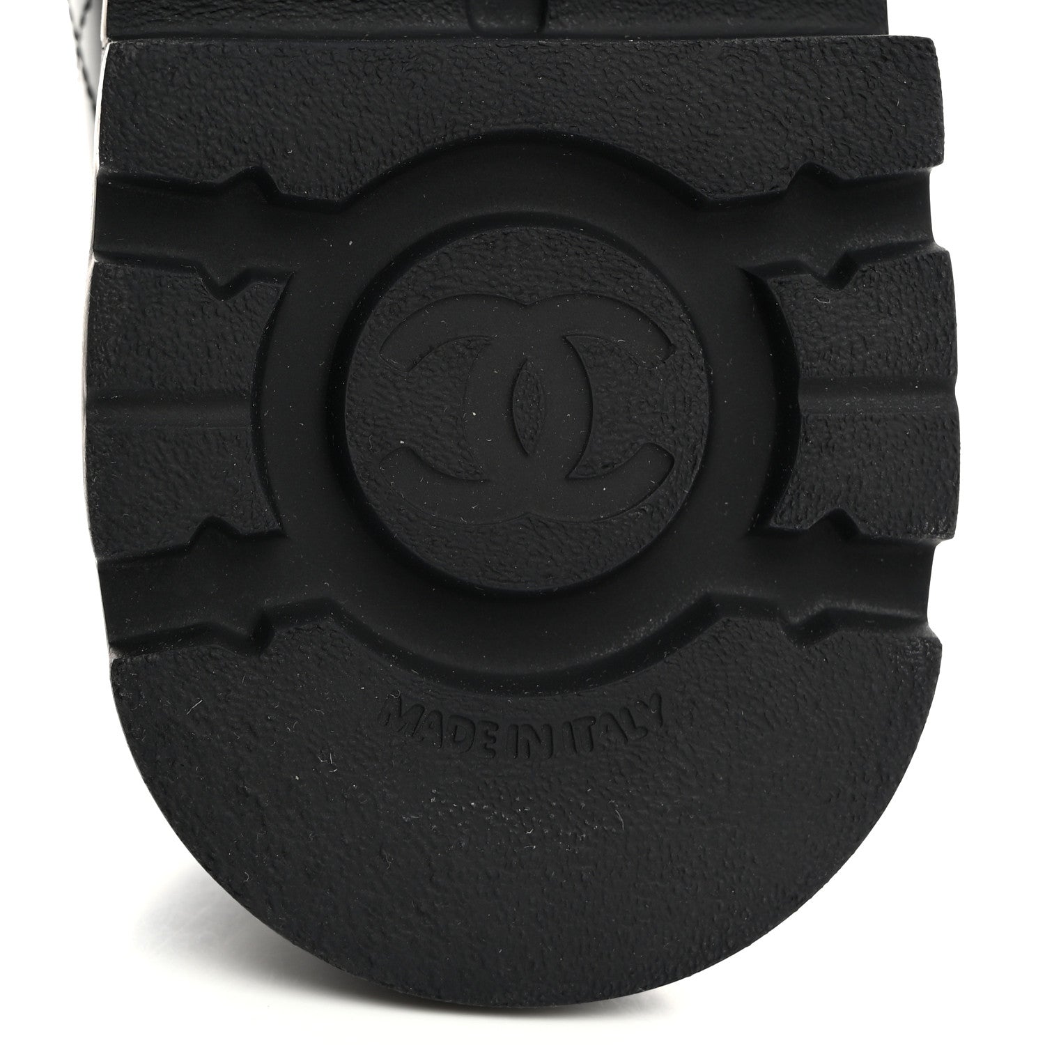 Chanel Calfskin Stitched CC Loafers 40.5 Black 6 of 9