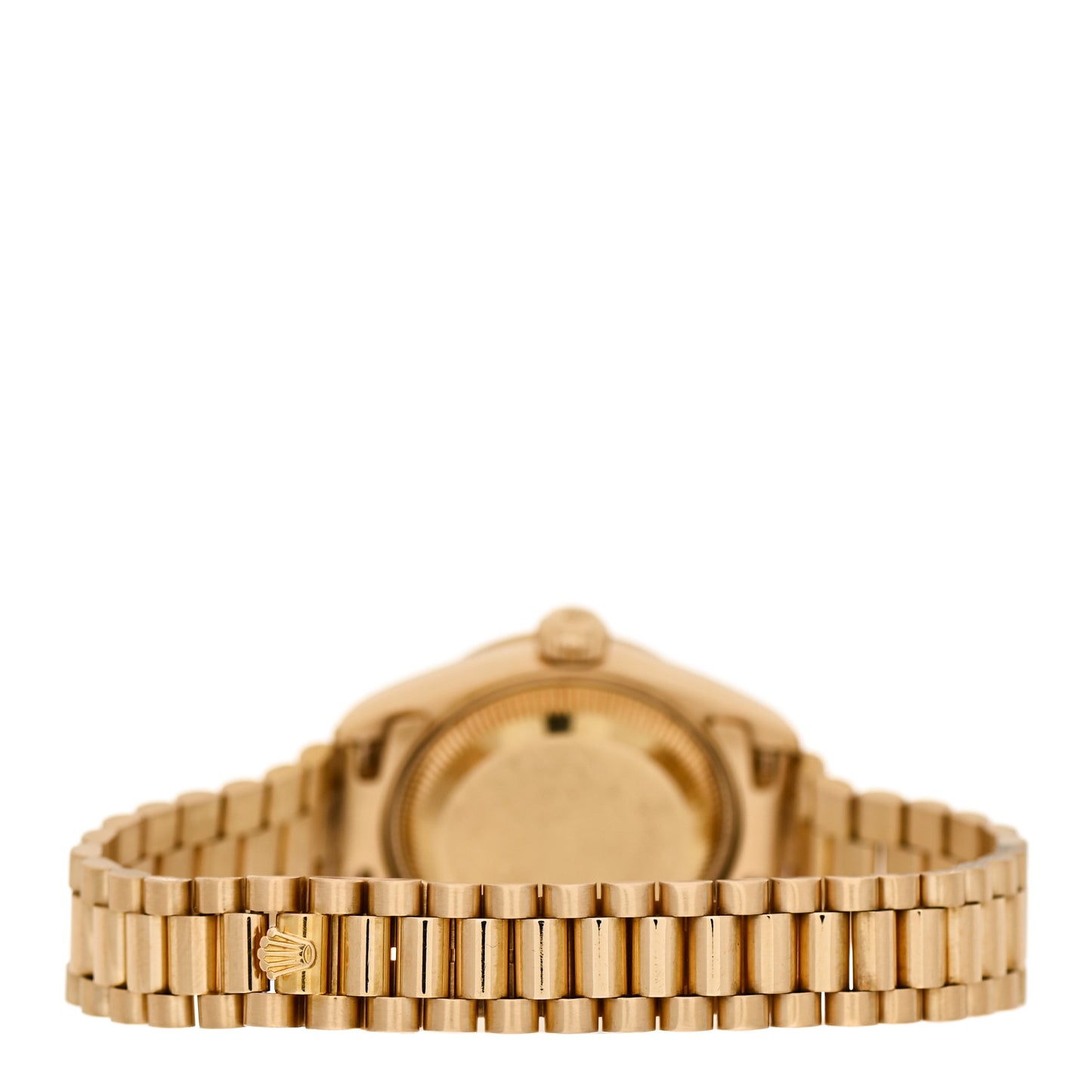 18K Yellow Gold 26mm Oyster Perpetual Datejust President Watch Champagne 69178