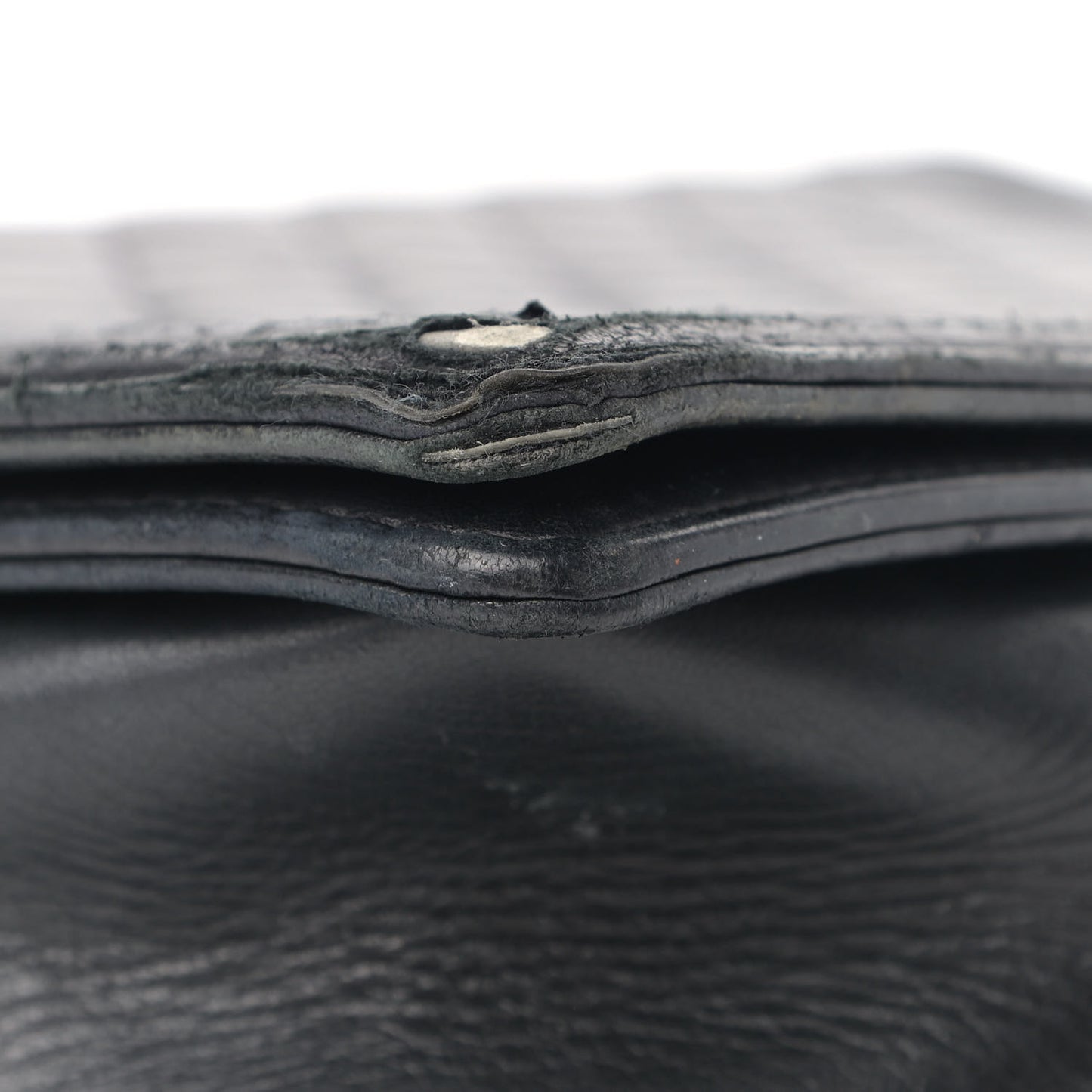Lambskin Quilted Large Boy Flap Black