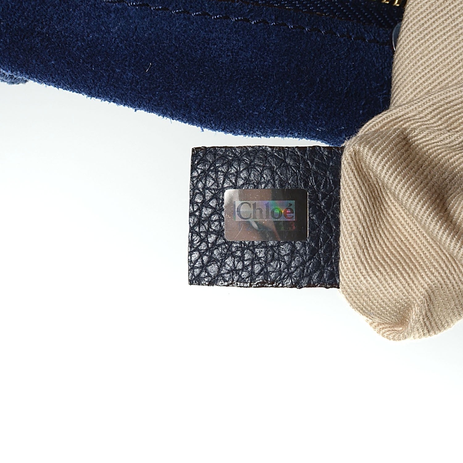 Chloe Suede Calfskin Medium Paraty Midnight Blue 10 of 10