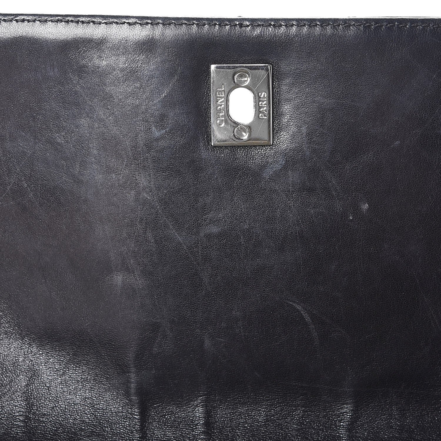 Chanel Vinyl Quilted In the Business Flap Bag Black 9 of 9