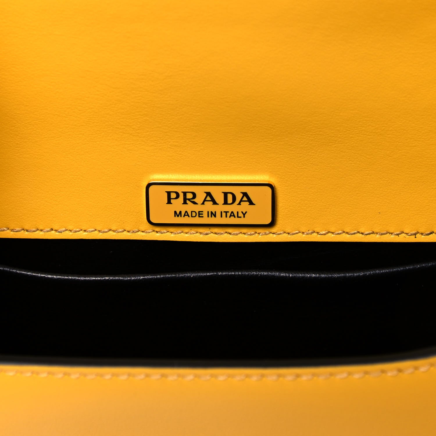 Prada Saffiano City Calf Cahier Bag Soleil 6 of 9