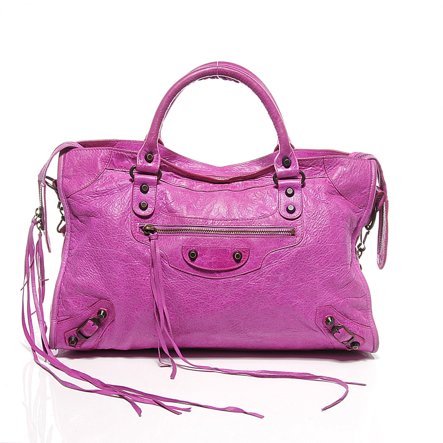 Balenciaga Agneau City Magenta 1 of 8