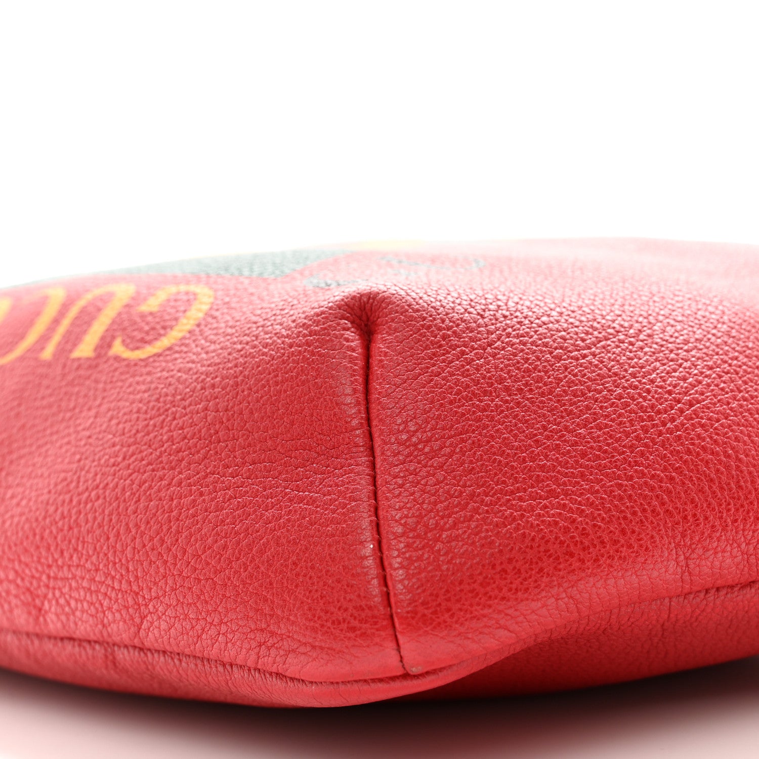 Gucci Grained Calfskin Logo Belt Bag Hibiscus Red 10 of 11