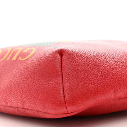 Gucci Grained Calfskin Logo Belt Bag Hibiscus Red 10 of 11