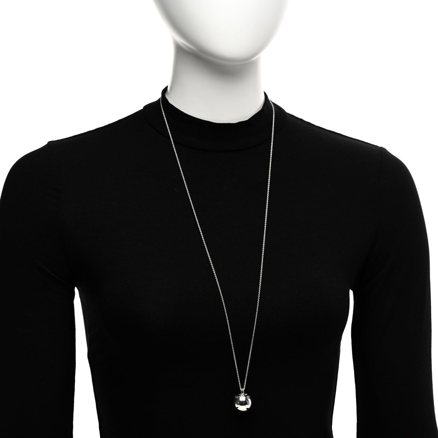 Sterling Silver 8mm HardWear Ball Pendant Necklace